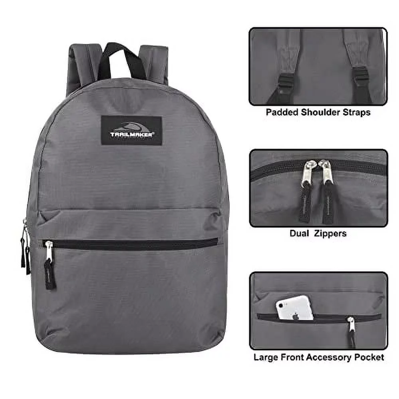 Backpack with Front Zipper