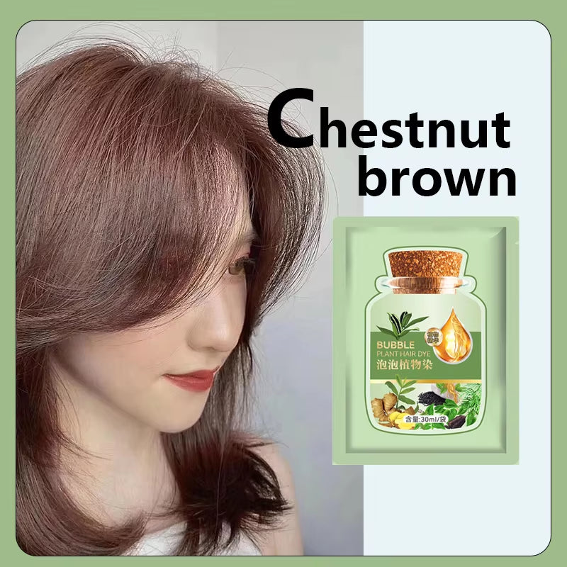 Pure Natural Herbal Hair Dye Shampoo 