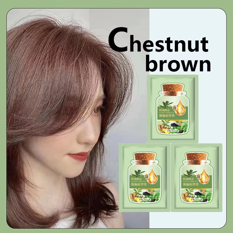 Pure Natural Herbal Hair Dye Shampoo 