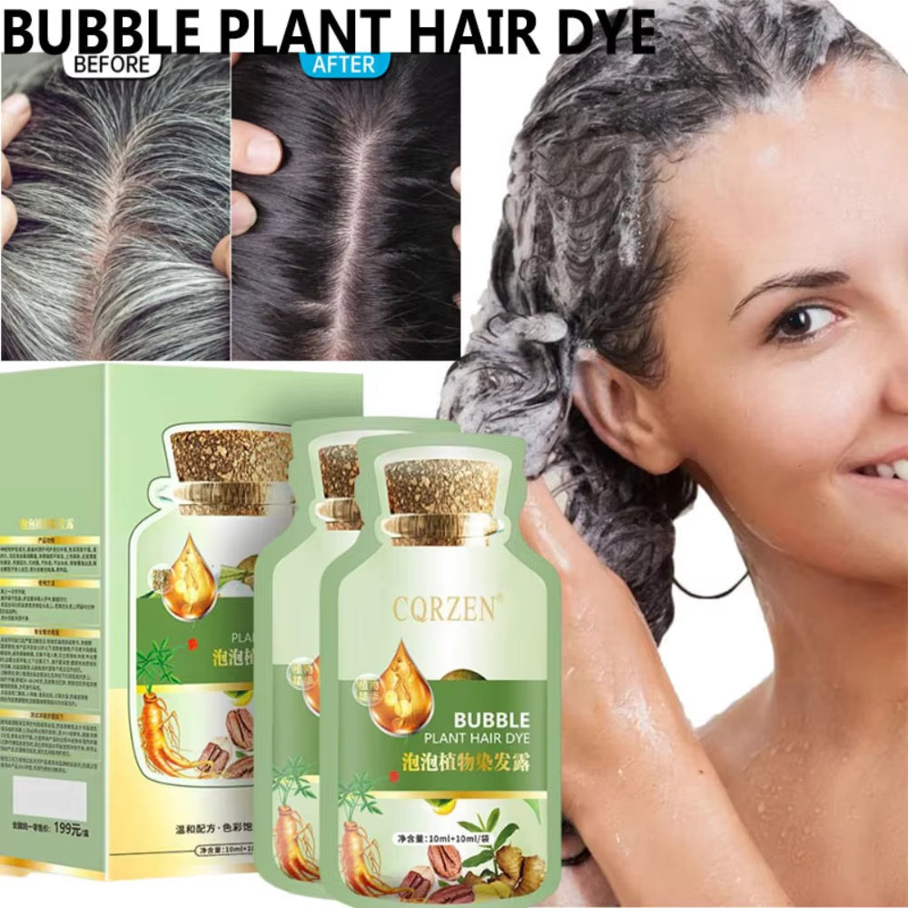 Pure Natural Herbal Hair Dye Shampoo 