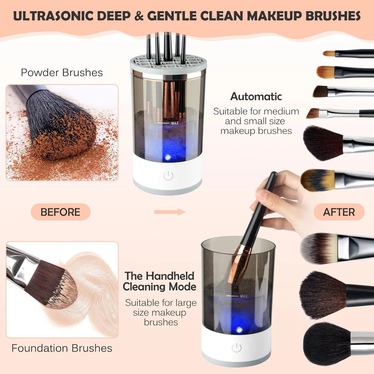 Electric - Cosmetic Brush Cleaner