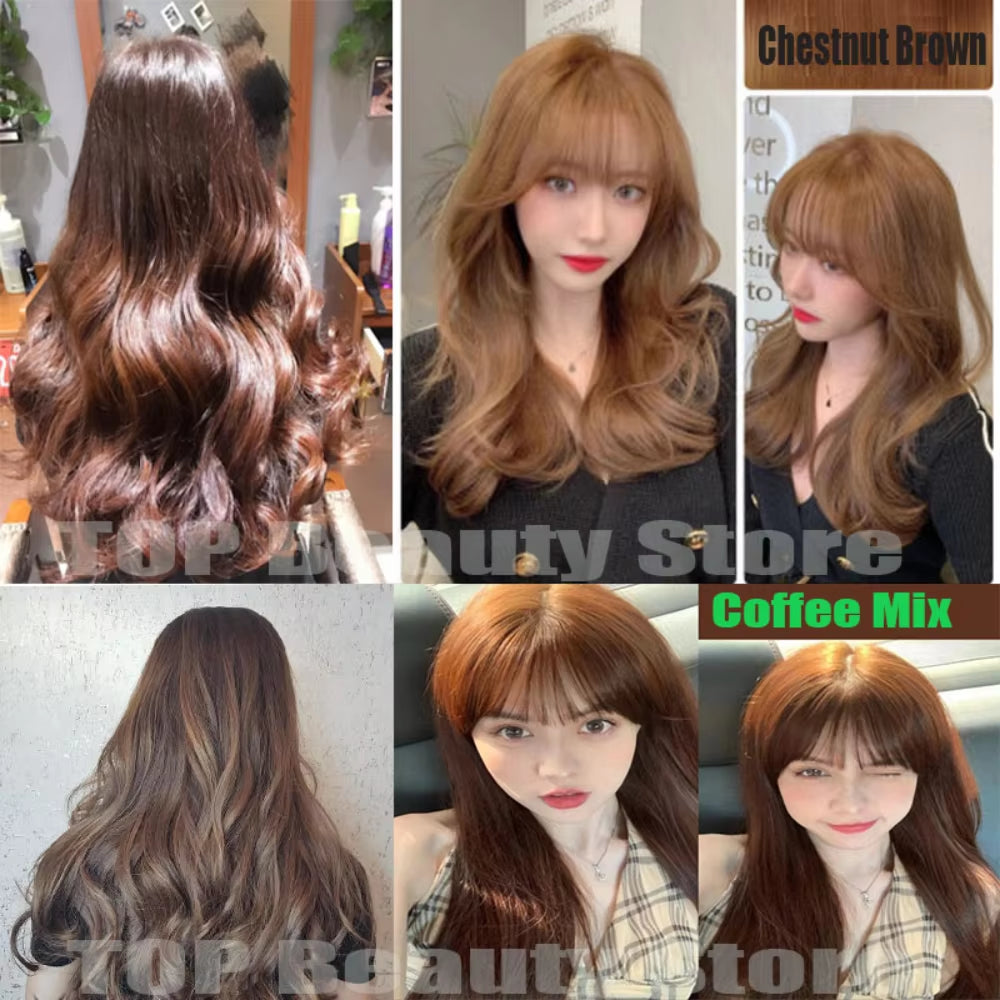 Pure Natural Herbal Hair Dye Shampoo 