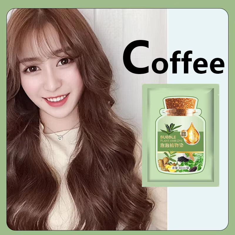 Pure Natural Herbal Hair Dye Shampoo 