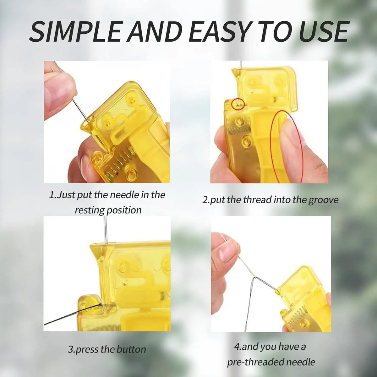 Automatic Easy Needle Threader 
