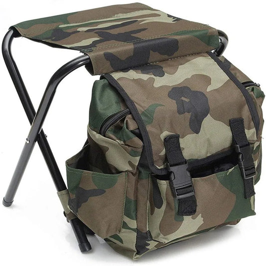 2 in 1 Folding Fishing Chair Backpack