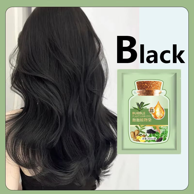 Pure Natural Herbal Hair Dye Shampoo 