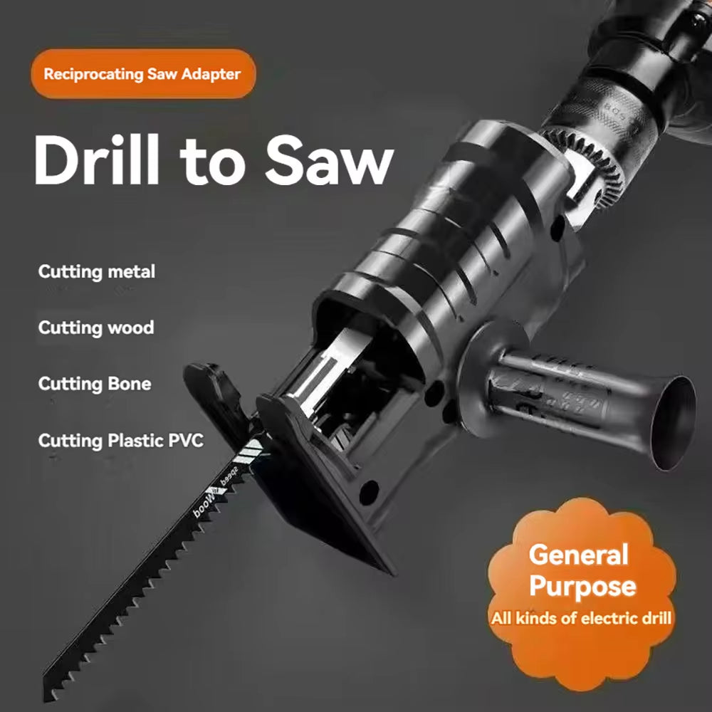 Portable Reciprocating Saw Adapter Electric Drill 