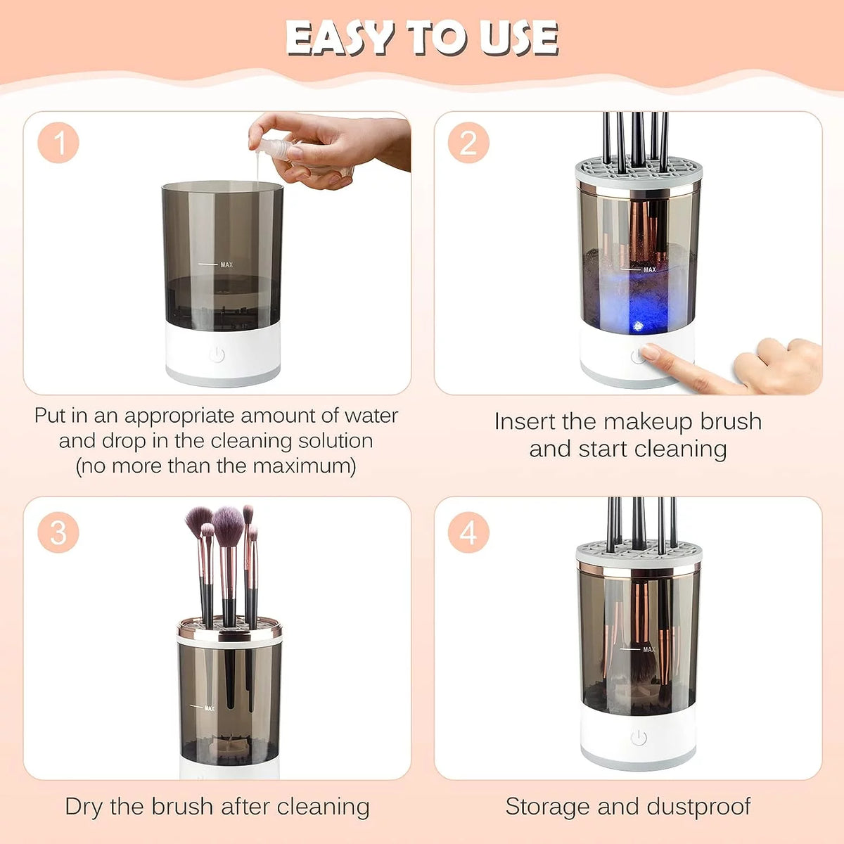Electric - Cosmetic Brush Cleaner