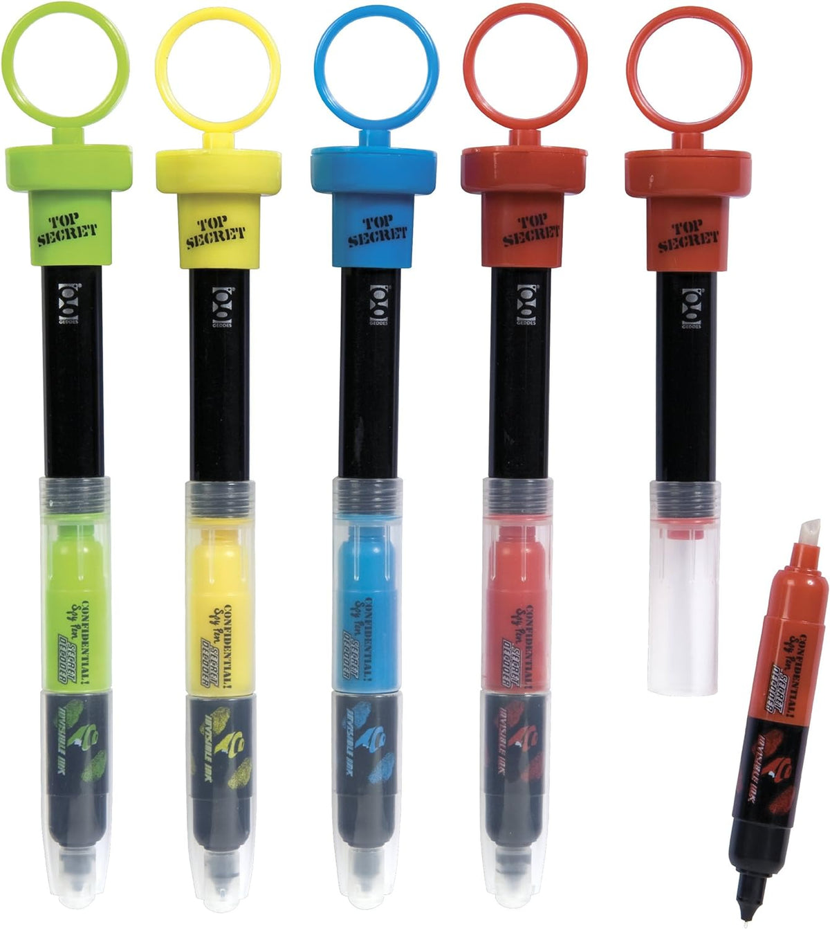 Raymond  5-In-1 Assorted Invisible Ink Pens