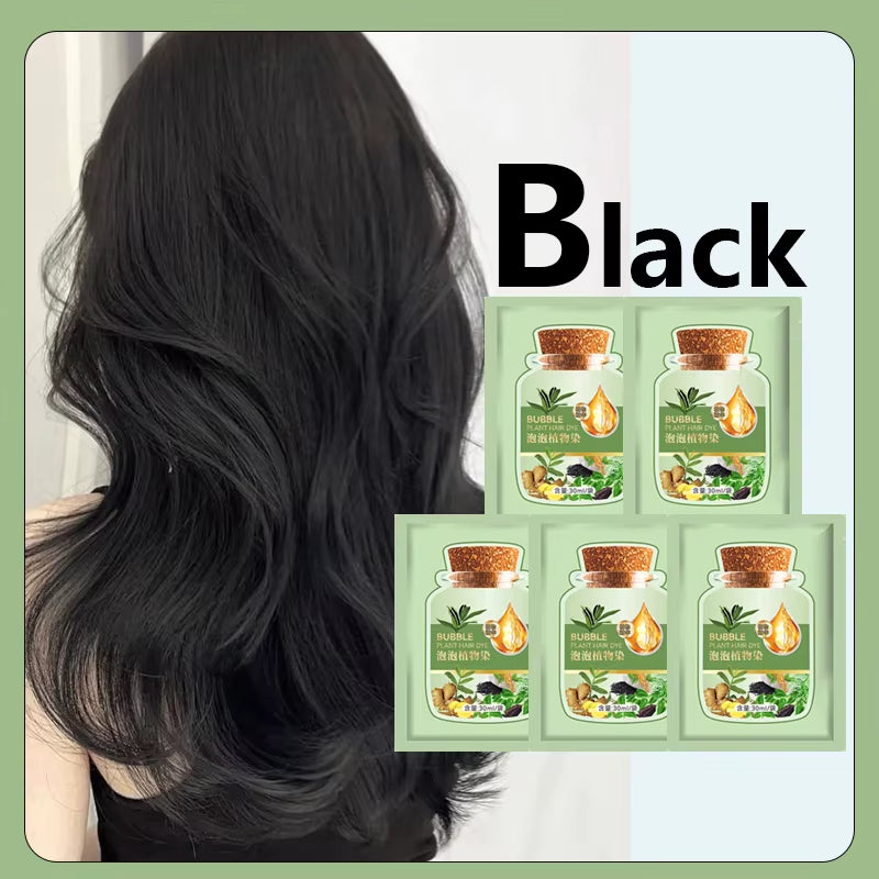 Pure Natural Herbal Hair Dye Shampoo 