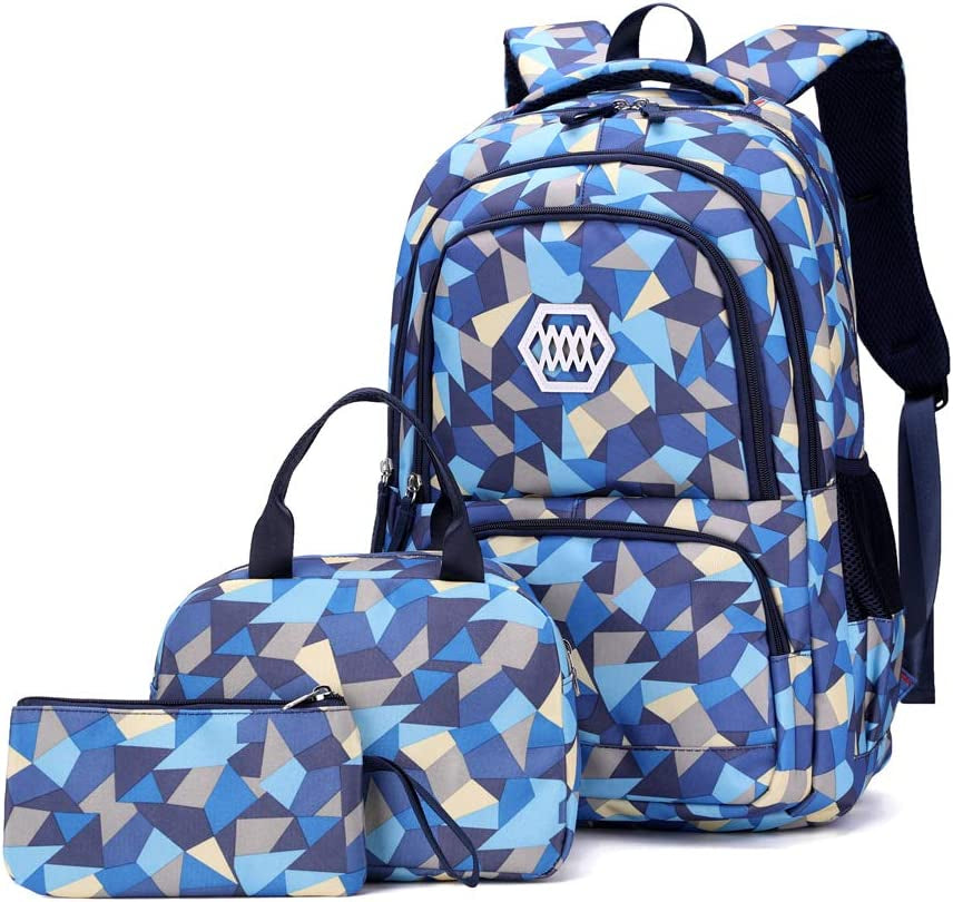 Geometric Print Kids Backpack